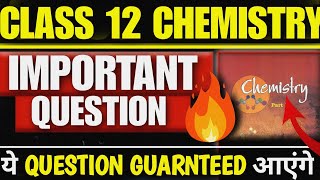 Class 12 Chemistry Important Questions  20232024  Tourism Studies [upl. by Lyrad]