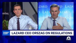 Lazard CEO Peter Orszag on the economy impact of port strike and Middle East conflict state of MampA [upl. by Veedis]