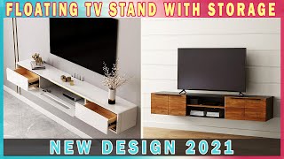 MODERN amp STYLISH 30 Floating TV Stand With Storage Ideas [upl. by Attelocin395]