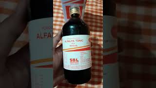 SBL Alfalfa Homeopathic General Health Tonic for all age groups A complete family 👪 health tonic [upl. by Laehctim]