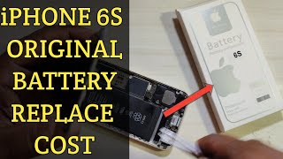 iphone 6s Original battery price 2022  how to replace iphone 6s Battery  battery draining fast [upl. by Novihs674]