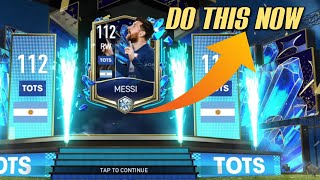 HOW TO GET TOTS MESSI 112 FREE  DO THIS NOW [upl. by Eshelman96]