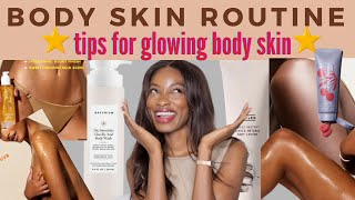 How to treat BODY HYPERPIGMENTATION  Body Skincare Routine for Acne and Dark Spots ♡ April Basi [upl. by Elohcan]