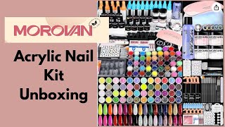 Morovan Nail Kit Unboxing amazon nailkit [upl. by Kironde697]