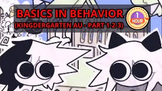 Basics in Behavior Kindergarten AU Part 123 1 HOUR [upl. by Lebisor]