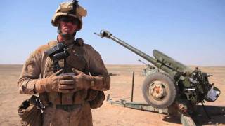 ANA artillerymen set up and fire the D30 122mm Howitzer [upl. by Massiw]