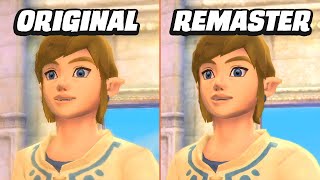 Zelda Skyward Sword HD  Switch vs Wii Graphics Comparison [upl. by Zackariah]