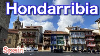 🇪🇸Travel Spain 2022Hondarribia WalkParadorRestaurantBarHotel スペイン旅行オンダリビア [upl. by Guillema]