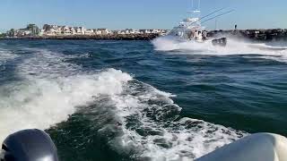 Manasquan Inlet Run Cobia 240 CC [upl. by Seiden975]