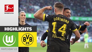 Füllkrugs Goal Cant Seal The Win  Wolfsburg  Dortmund 11  Highlights  MD 22 – BuLi 2324 [upl. by Ettevey]