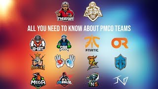 Introduction To PMCO FALL 2019  THE TEAMS  ft 8BIT SOUL FNATIC etc [upl. by Amye]