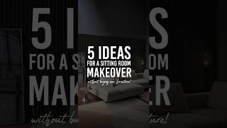 5 ideas for a SITTING ROOM MAKEOVER 💡 Shorts [upl. by Peri]