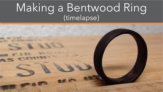 The making of Bentwood ring time lapse [upl. by Assili]