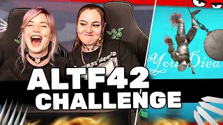 GeschickGame zu zweit an EINEM Controller Janina amp Esther vs ALTF42 [upl. by Shandee]