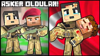 ALİ VE DİLENCİ ÇOCUK HASAN ASKER OLDU 😱 Minecraft [upl. by Levram]