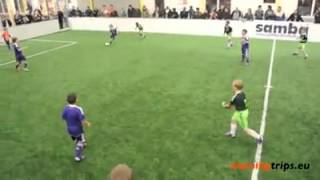 AMAZING GOAL OF AN 8 YEAR OLD PLAYER Ajax Amsterdam  Anderlecht [upl. by Anawek]