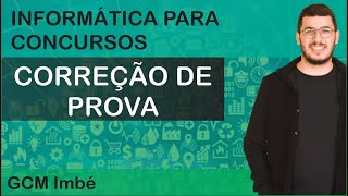 Correção de Prova Prefeitura de Imbé Guarda Municipal Fundatec [upl. by Ebaj991]