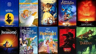 Every Schaffrillas Productions “Every Disney Renaissance Movie Ranked” Jingle [upl. by Aritak]