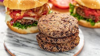 How to Make The Best Black Bean Burgers [upl. by Illek540]