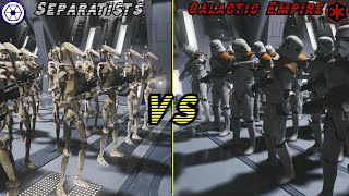 Star Wars Jedi Survivor Empire VS Separatists  NPC Arena Battle [upl. by Stouffer627]