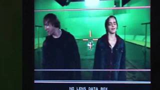 Ron and Hermione Kiss Behind the Scenes 2 [upl. by Akenit]