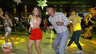 Junior amp Carolina  Bachata social dancing  Summer Sensual Days 2022 Rovinj [upl. by Nibbor774]