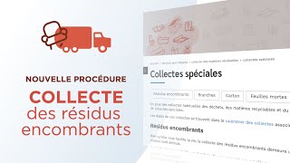 Collecte des résidus encombrants [upl. by Colbert]