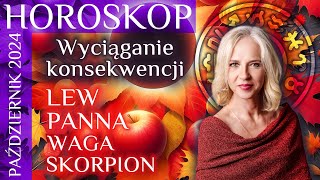 Horoskop październik 2024 LEW PANNA WAGA SKORPION [upl. by Dnomyaw848]