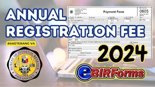 0605 ANNUAL REGISTRATION 2024 HOW TO FILE USING EBIR FORM DEADLINE JAN31 2024 [upl. by Wernher213]