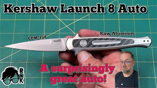 Unboxing a surprise from Kershaw… the Launch 8 Auto knife in raw aluminum amp CPM154 steel [upl. by O'Connor]