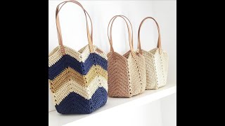 How to Change Color in Crochet Granny Bag  BEGINNER [upl. by Lubbock]