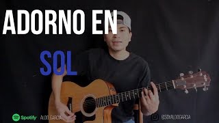 Adorno en Sol TUTORIAL DE GUITARRA AldoGarcia [upl. by Newberry]