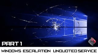 Windows Privilege Escalation Unquoted Service  Part 1 [upl. by Odlanier]