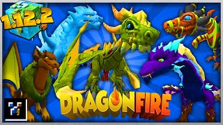 DRAGON FIRE 1122 DRAGÕES EXCLUSIVOS  TUTORIAL MINECRAFT MOD 196 PT BR [upl. by Keelin407]