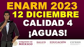 ALERTA MAXIMA 12 DE DICIEMBRE ENARM 2023 SELECCION DE ESPECIALIDAD [upl. by Ahk821]