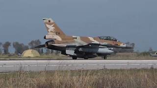 Israeli F16D Taking Off during Iniochos 2019 [upl. by Borek360]