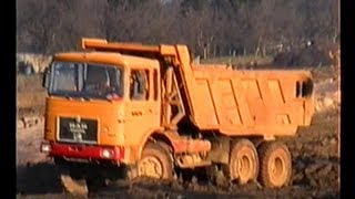 Heavy Road Construction  Neubau B14 StuttgartUntertürkheim  Fellbach 1989 4 [upl. by Terr]