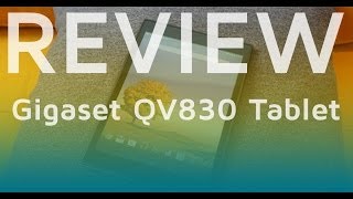 Gigaset QV830 Tablet Test  Review [upl. by Elconin]