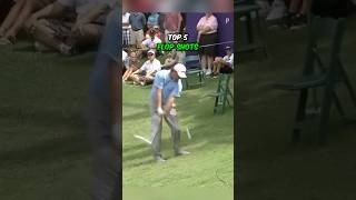 Top 5 Flop Shots In Golf  pga golf pgatour [upl. by Eirol]