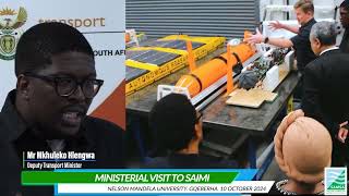 Deputy Minister of Transport visits SAIMI 2024 [upl. by Embry262]