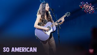 Olivia Rodrigo  so american Live at The GUTS Tour [upl. by Doowyah]