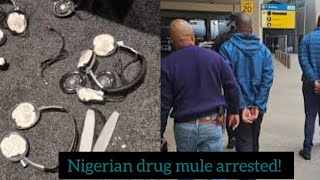 Nigeria Drug Mule arrested at OR Tambo International Airport with drgs [upl. by Chaiken]