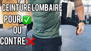 CEINTURE LOMBAIRE  Conseils amp Avis [upl. by Haily]