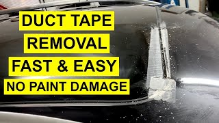 How To Remove Duct Tape Residue From Car  No Paint Damage  Fast amp Easy DIY [upl. by Ilaw959]