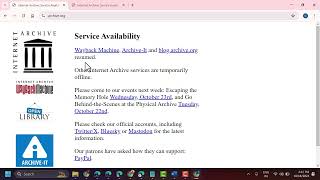 internet archive temporarily offline internet archive wayback machine website server down Fix [upl. by Aridaj]