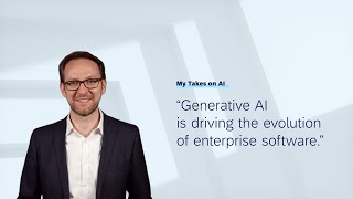 Thomas Saueressig Generative AI is Driving the Evolution of Enterprise Software  My Takes on AI [upl. by Meuser790]