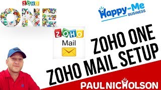 Zoho ONE Training  Zoho Mail Initial Setup [upl. by Nicks]