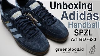 Unboxing Adidas handball spzl Art BD7633 Warna klasik banget [upl. by Atnoed]