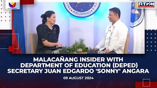 Malacañang Insider with Department of Education Secretary Juan Edgardo Sonny Angara [upl. by Ilenay]