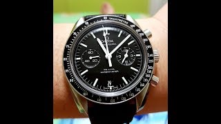 Omega Speedmaster Moonwatch CoAxial Chronograph review [upl. by Ellainad]